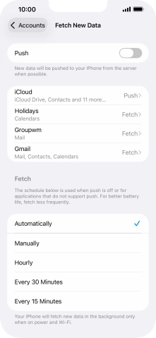 If you turn off the function, press the required setting. If you turn off the function, press the required setting.