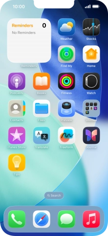 If you're using a Widget Stack: slide up or down on the stack to select the required widget. If you're using a Widget Stack: slide up or down on the stack to select the required widget.