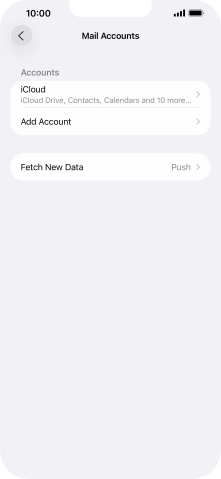 Press Add Account. Press Add Account.