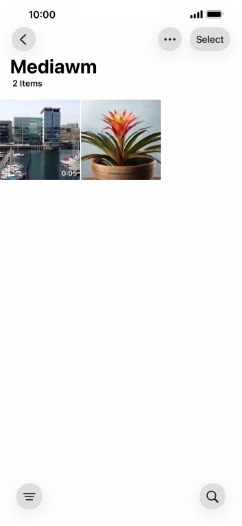 Open the app or screen you want to record.