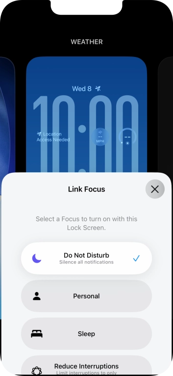 Press the close icon. Press the close icon.