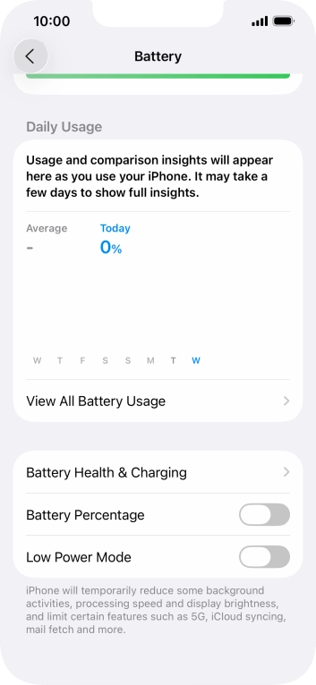 Press Battery Health & Charging.