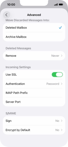 Press Authentication.