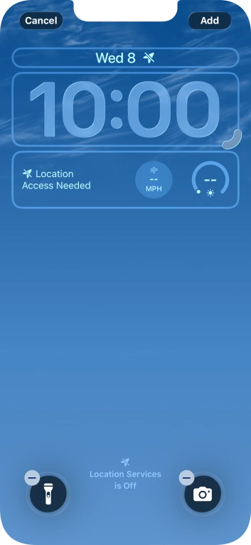 To customise the way the lock screen date is displayed, press the date widget and follow the instructions on the screen to select the required widget display mode. To customise the way the lock screen date is displayed, press the date widget and follow the instructions on the screen to select the required widget display mode.
