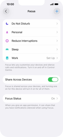 Press Do Not Disturb. Press Do Not Disturb.