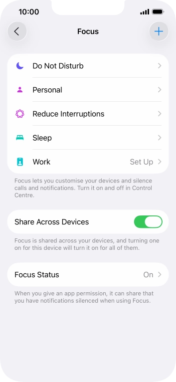 Press Do Not Disturb. Press Do Not Disturb.