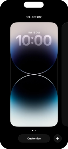 Press the add icon. Press the add icon.