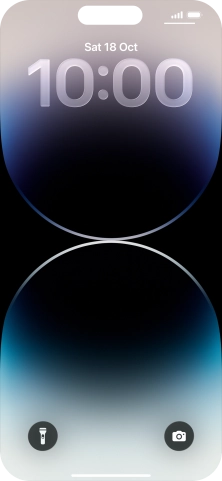 Press and hold anywhere on the lock screen. Press and hold anywhere on the lock screen.