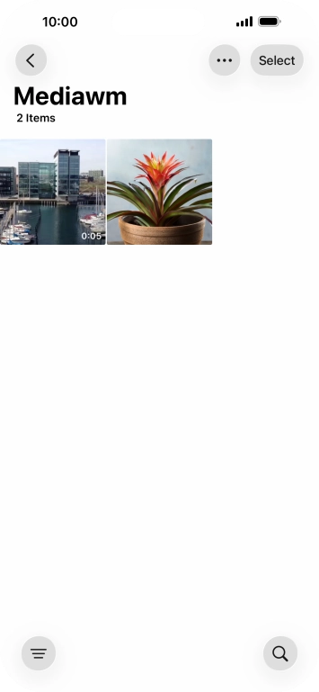 Open the app or screen you want to record.