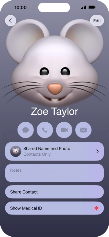 Press Shared Name and Photo. Press Shared Name and Photo.