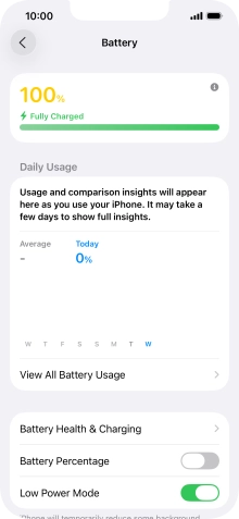 Slide your finger upwards starting from the bottom of the screen to return to the home screen.