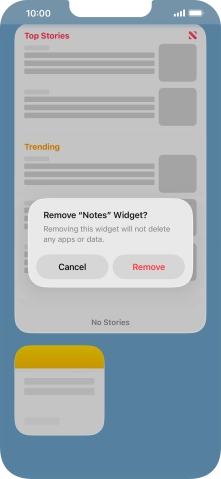 Press Remove. Press Remove.
