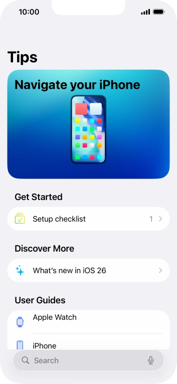 Slide your finger upwards starting from the bottom of the screen to return to the home screen.
