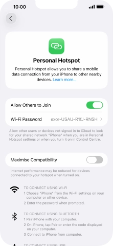 Slide your finger upwards starting from the bottom of the screen to return to the home screen.