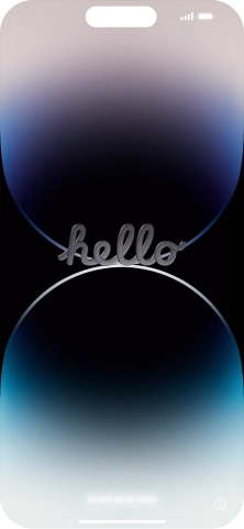 Slide your finger upwards starting from the bottom of the screen. Slide your finger upwards starting from the bottom of the screen.