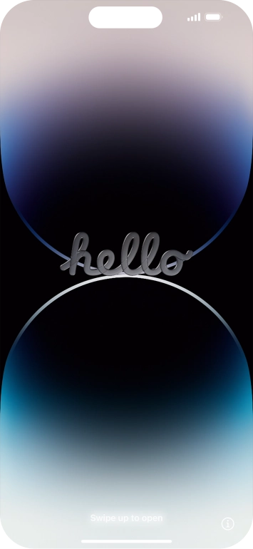 Slide your finger upwards starting from the bottom of the screen. Slide your finger upwards starting from the bottom of the screen.