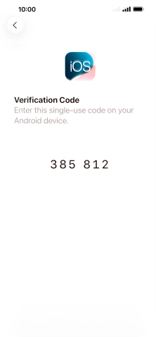 Follow the instructions on the screen and in the 'Move to iOS' app to transfer the content from the Android phone to your phone and set up your phone and prepare it for use.