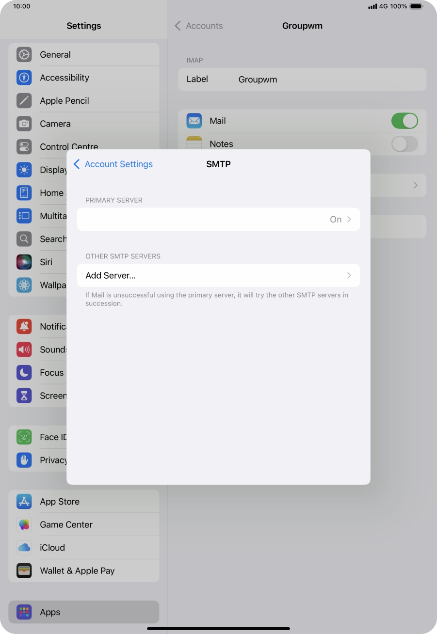 Press the field below 