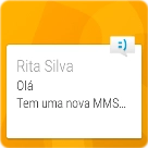 Deslize o dedo para a esquerda no ecrã.