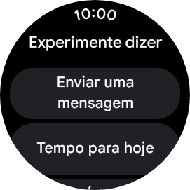Prima a coroa para terminar e voltar ao ecrã inicial.