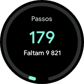 Prima um widget durante uns instantes.