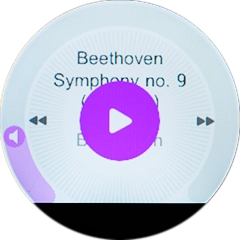 Prima a seta para a direita para ir para o ficheiro de música seguinte.