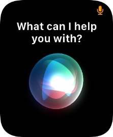 Diga com as suas palavras o que pretende que o seu Apple Watch faça.