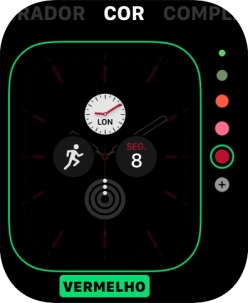 Prima a Digital Crown duas vezes para terminar e voltar ao ecrã inicial.