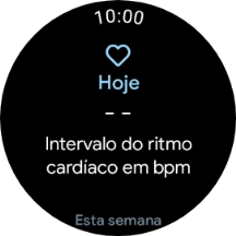 Prima a coroa para terminar e voltar ao ecrã inicial.