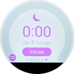 Prima Iniciar para iniciar a medição quando se deitar.