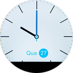 Prima o centro do ecrã.