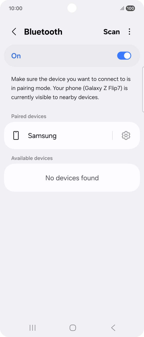 Press the Home key to return to the home screen.