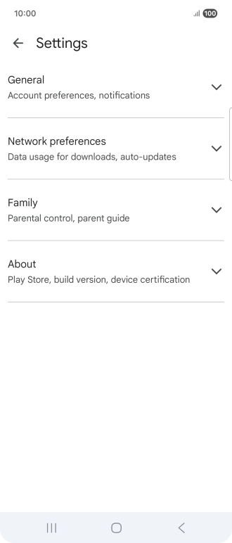 Press Network preferences.