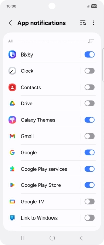 Press the drop down list. Press the drop down list.