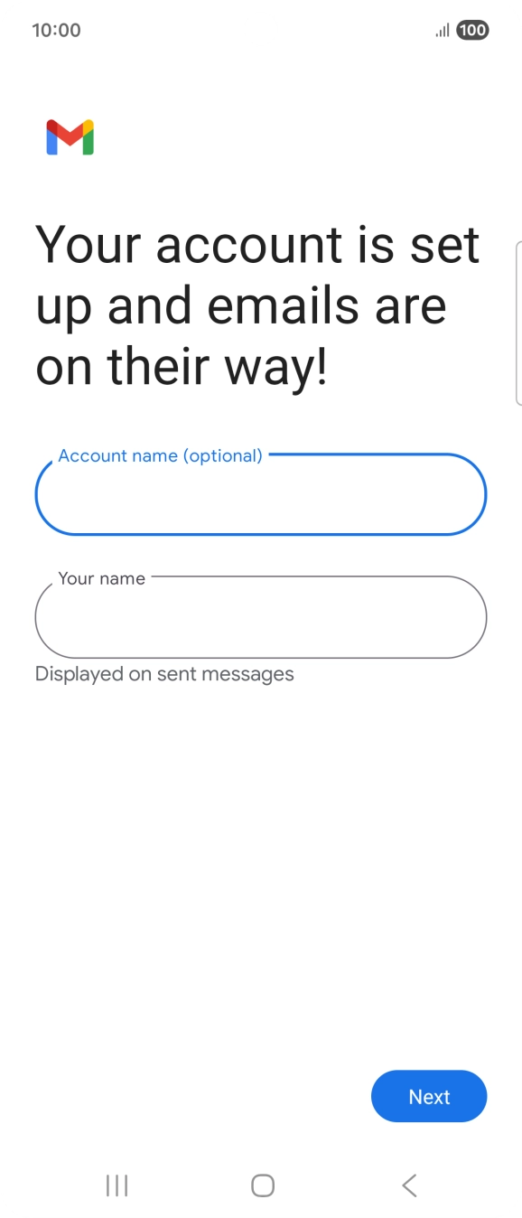 Press the field below 