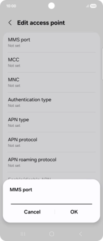 Key in 80 and press OK. Key in 80 and press OK.