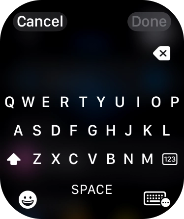 Press the input icon.