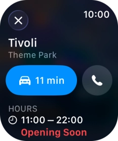 Press the start journey icon.
