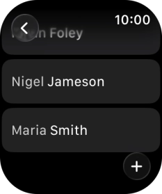 Press the required contact.