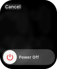 Press and drag the power off icon right.