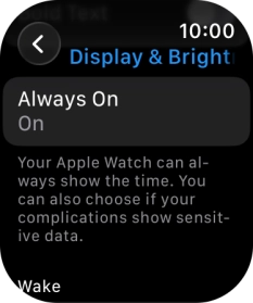 Press Always On. Press Always On.