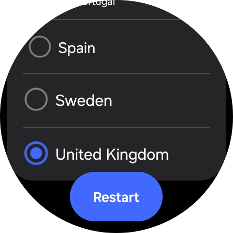 Press Restart.