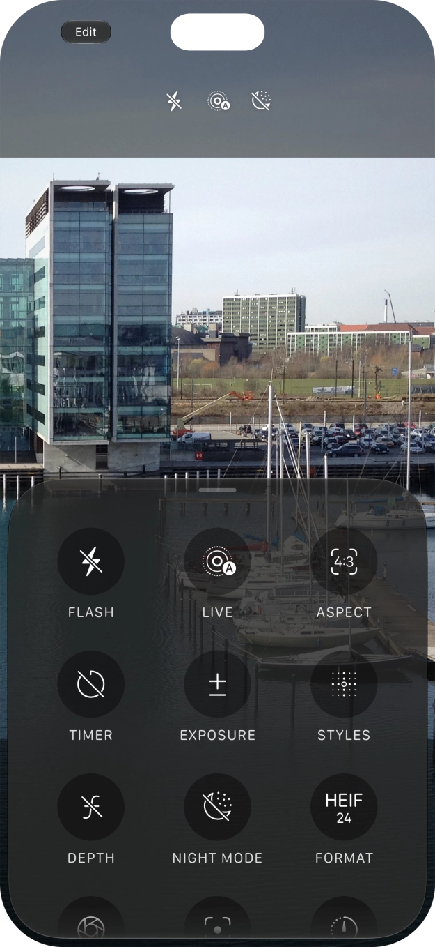 Press the required setting and follow the instructions on the screen to use the selected function. Press the required setting and follow the instructions on the screen to use the selected function.
