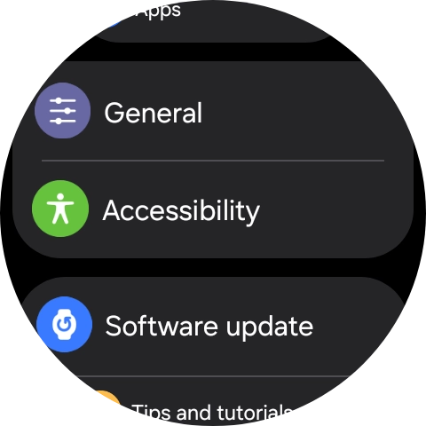 Press Accessibility.