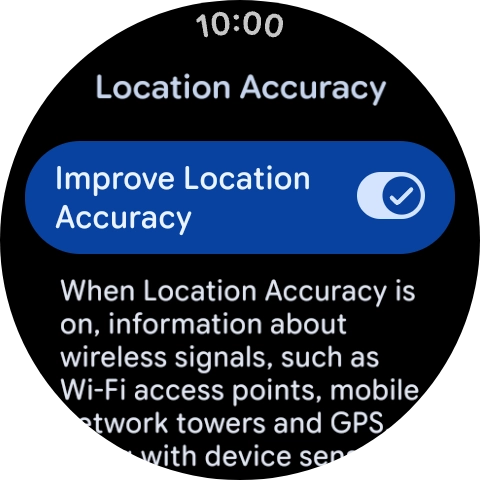 If you press the indicator next to 