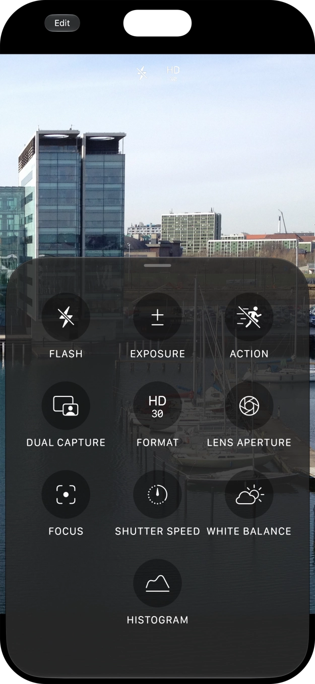 Press DUAL CAPTURE. Press DUAL CAPTURE.
