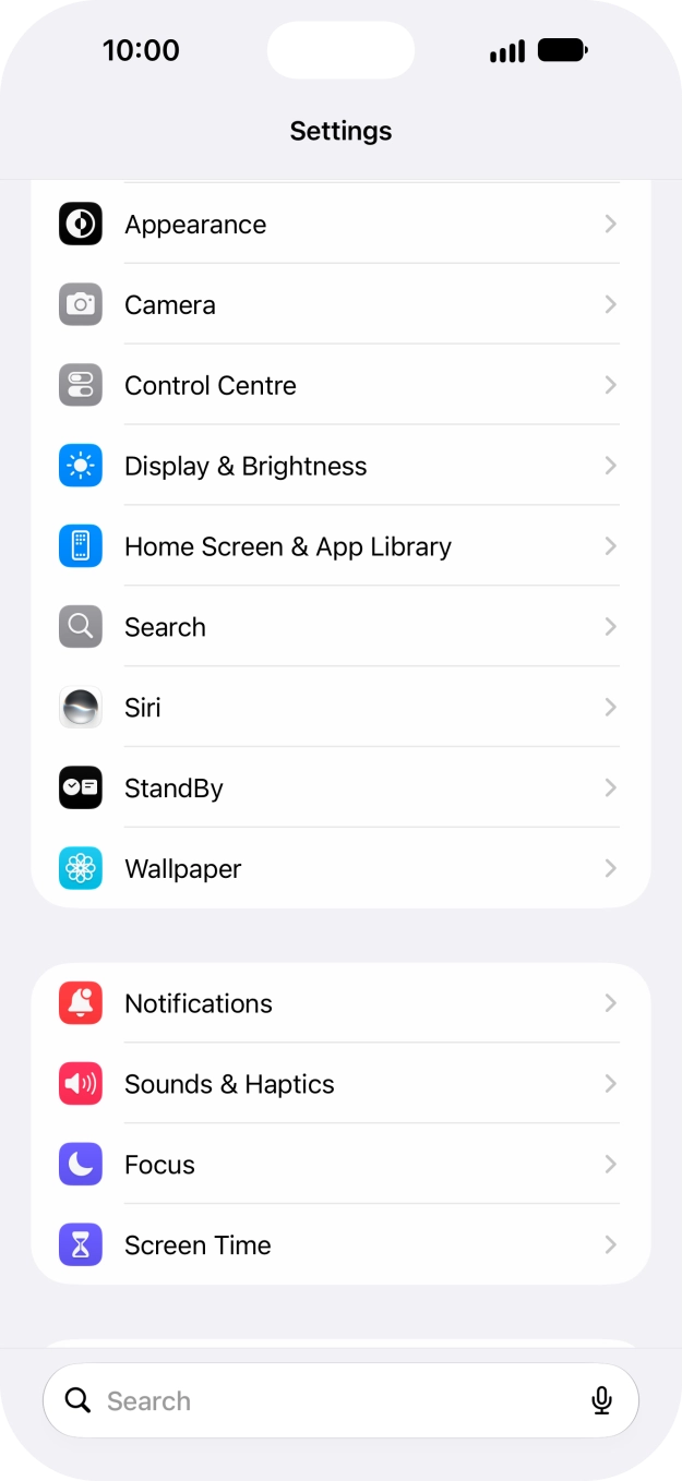 Press Screen Time and optionally select the required member of your family group. Press Screen Time and optionally select the required member of your family group.