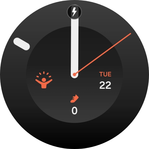 When the battery charging icon is displayed, the battery is charging.