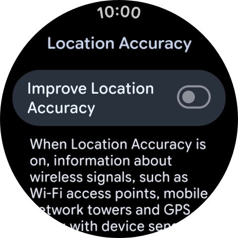 If you press the indicator next to 