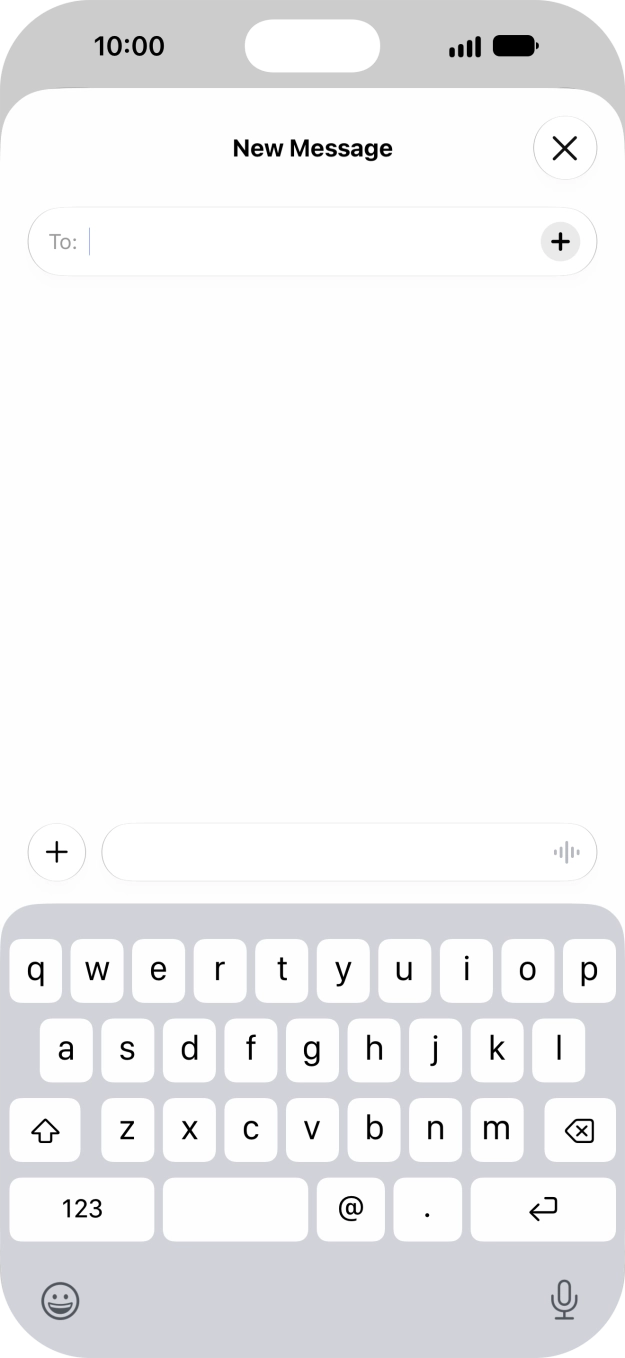 Press the add icon. Press the add icon.